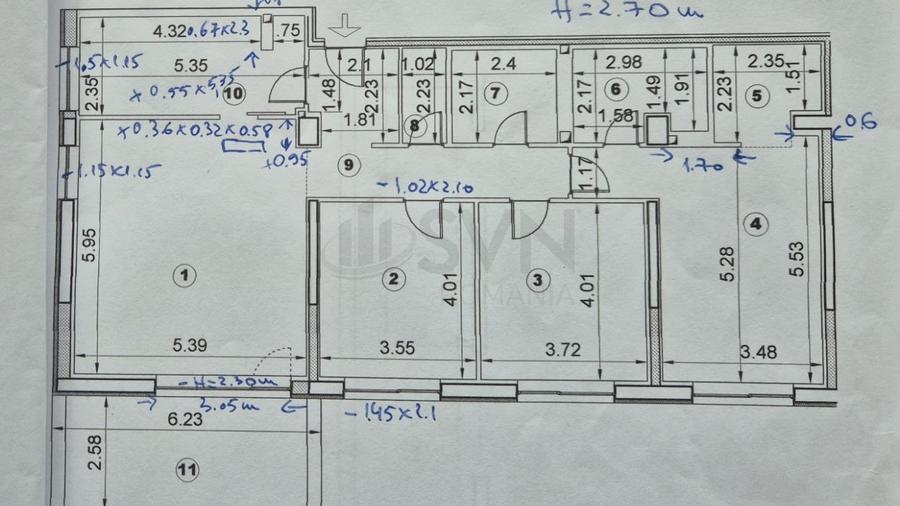 REA1024140 Apartament 4 Camere Mobilat I Serban Cantacuzino I Pipera