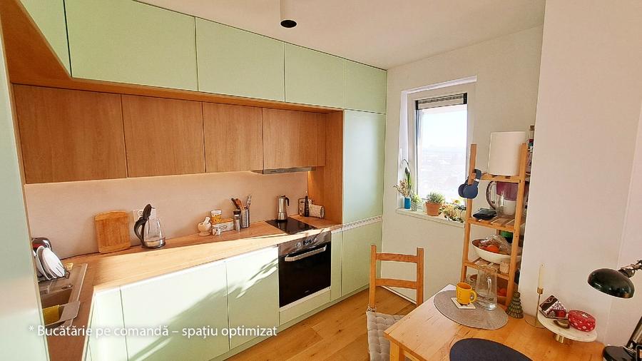 2 camere moderne, Aradului – etaj 9 din 10, balcon mare