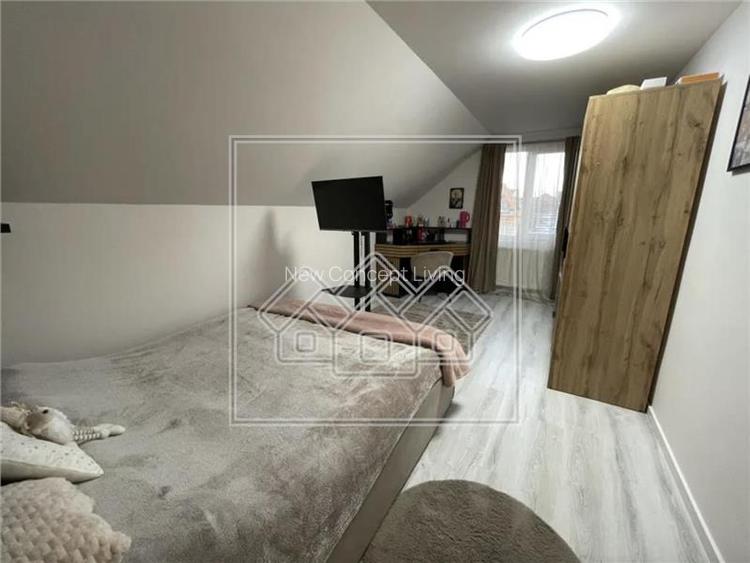 Casa individuala, moderna, 4 camere, fotovoltaice, mobilata complet - 19
