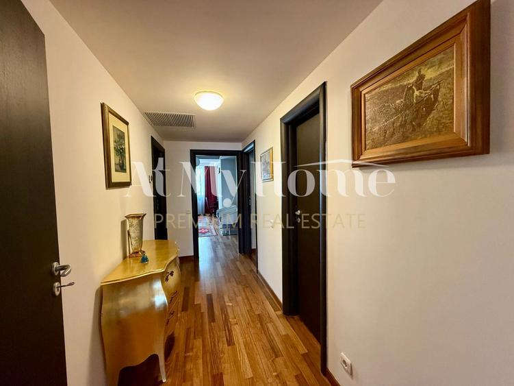 Apartament spatios cu 4 camere, vedere Herastrau, prima linie, parcare, terasa