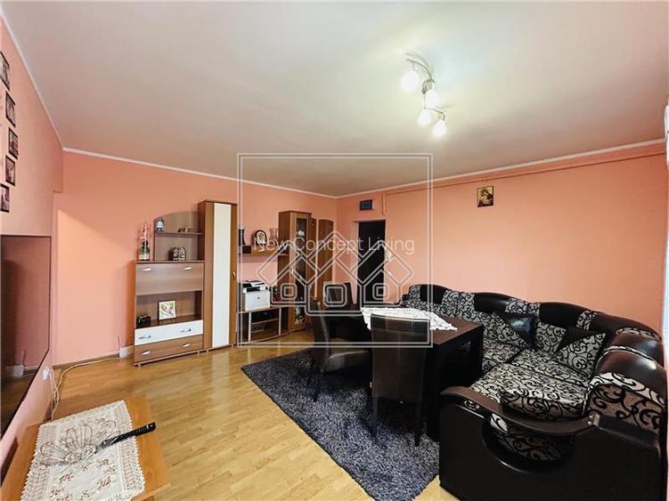 Ap mobilat si utilat, 2 camere, balcon, etaj 1/3 - Valea Aurie - 14