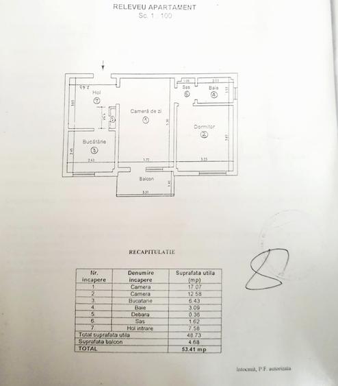 Apartament 2 camere de vanzare Centru