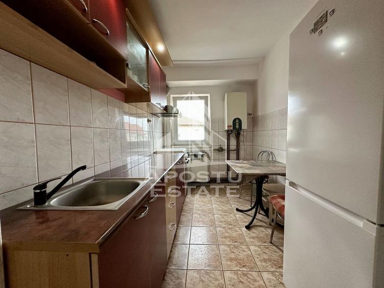 Apartament cu 2 camere, centrala proprie, zona Dambovita, Timisoara