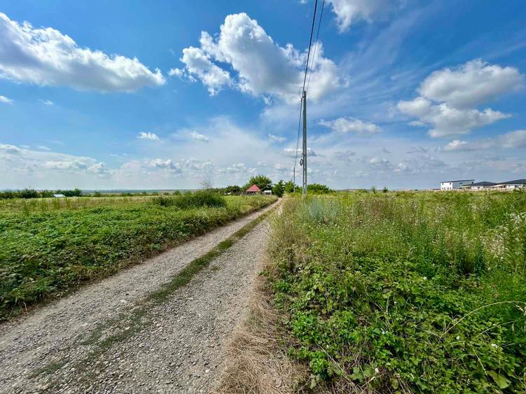 Teren intravilan 551 mp Vorovești – Miroslava, Iași 22,06 ml deschidere zona de case utilitati