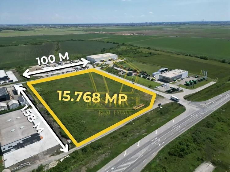 Teren cu AC pentru constructie hala industriala | Aradului
