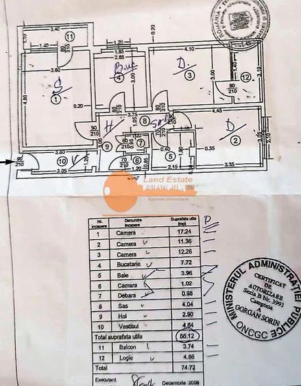 Apartament cu 3 camere in zona Pacii-Apusului