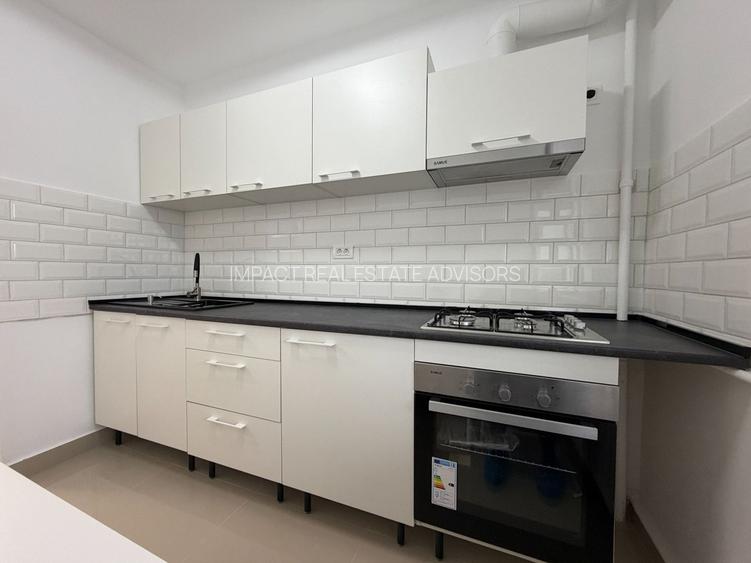 2 camere renovat complet Calea Grivitei plan secund -vedere spate | metrou 1 Mai - 5