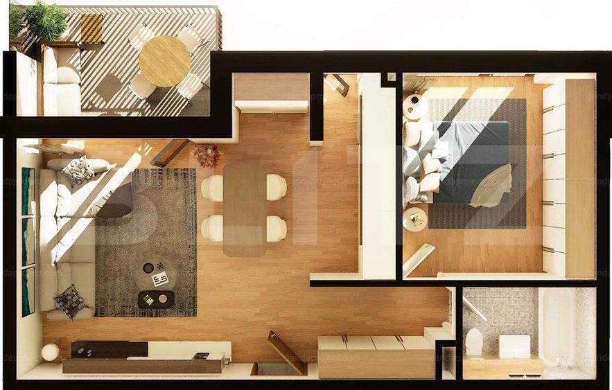Apartament 2 camere, 53 mp, constructie noua, zona Dunarii