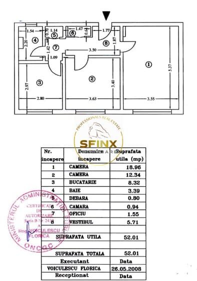 Apartament 3 camere || Dorobanti || nemobilat || ideal firma || birouri - 10
