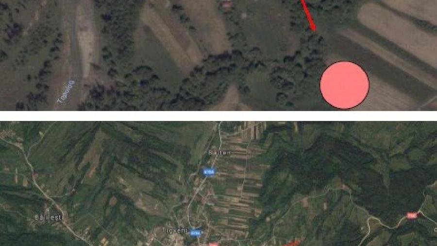 Teren extravilan- 7.299 m² - Deschidere 30ml, Tigveni