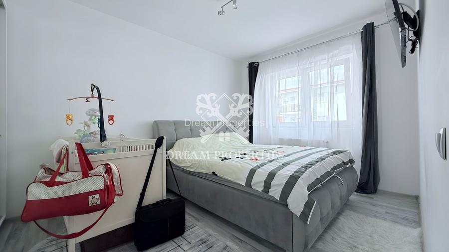 Apartament cu 2 camere de închiriat, balcon, parcare, Omnia Apahida