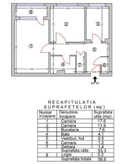 Apartament 2 camere renovat integral, Lujerului, Militari - 8