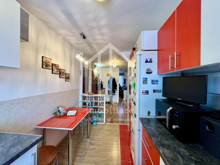 Apartament cu 3 camere, decomandat, 55mp utili+2 balcoane, Cisnadie