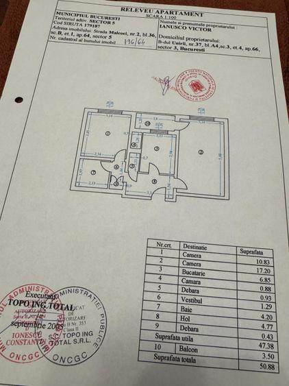 Direct proprietar, Ap. 2 camere, Rahova-Petre Ispirescu, decomandat, 47mp utili