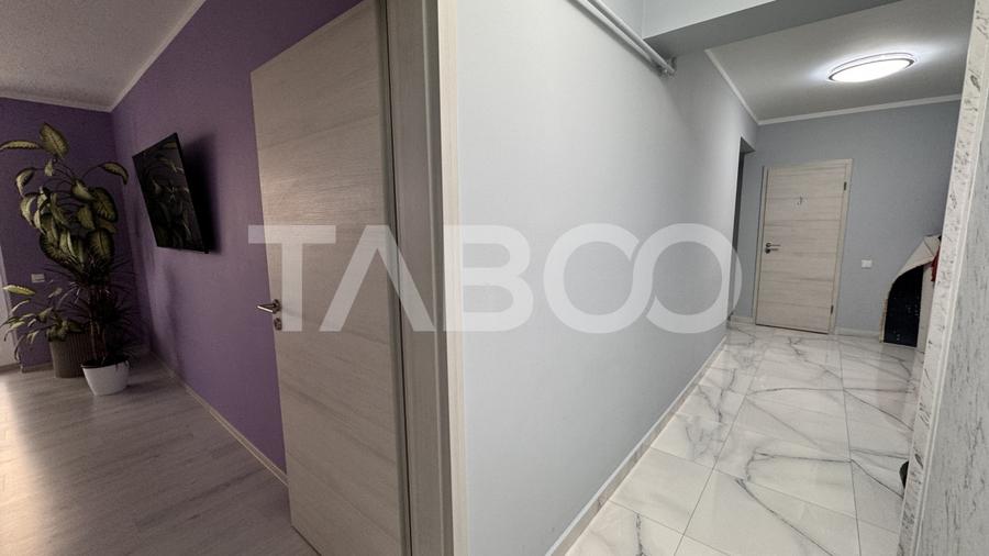 Apartament cu 3 camere de vanzare 80mp mobilat utilat terasa Turnisor