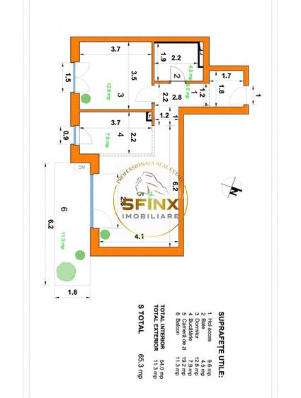 De vanzare 2 camere Bd. Basarabia | Bloc Nou | Metrou - 4