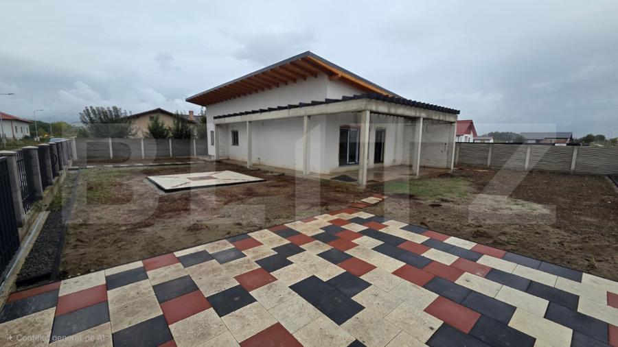 Casă pe un singur nivel, 600 mp teren, deschidere la 2 străzi – Partoș