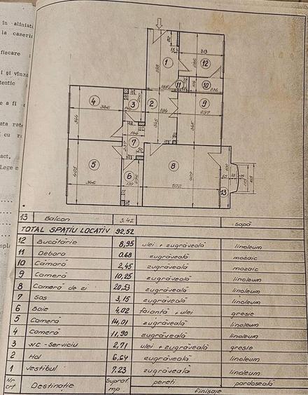 APARTAMENT 4 CAMERE-PARC SEBASTIAN-BLOC 1986-REABILITAT
