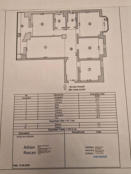 De vânzare apartament cu 4 camere la Trocadero