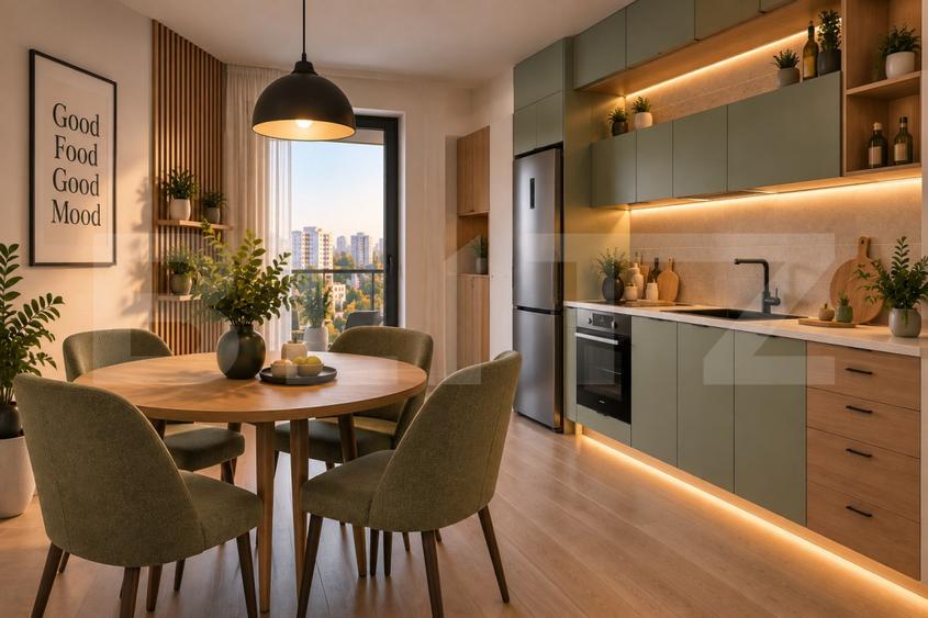 Apartament 2 camere, 59 mp, zona Lunca Cetatuii