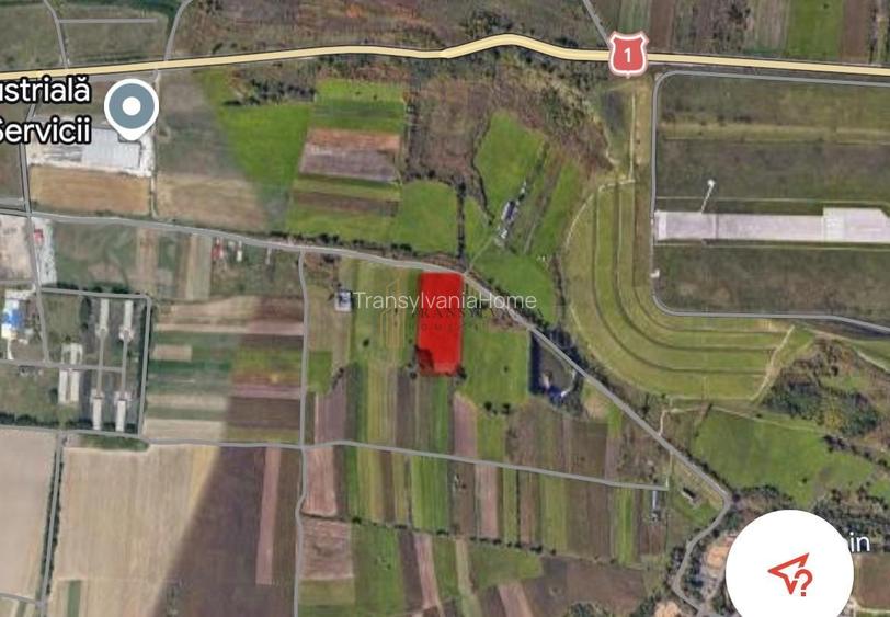 Teren 4.500 mp în Cristian – acces direct la drum național - 4