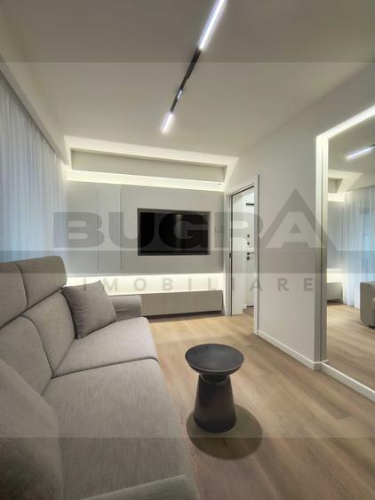 Garsoniera lux, 28mp, balcon, etaj intermediar, parcare, zona centrala