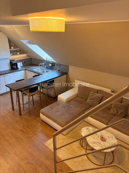 Apartament 3 camere cu scara interioara, mobilat si utilat, parcare