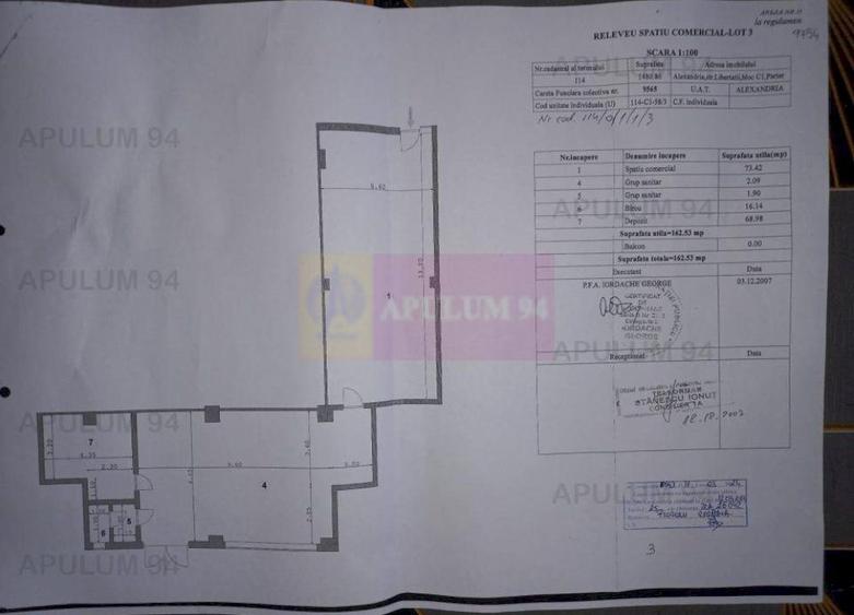 De vanzare spatiu comercial in Alexandria / Teleorman
