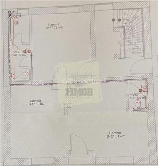 Casa individuala cu 8 camere si teren 373 mp in zona Lazaret