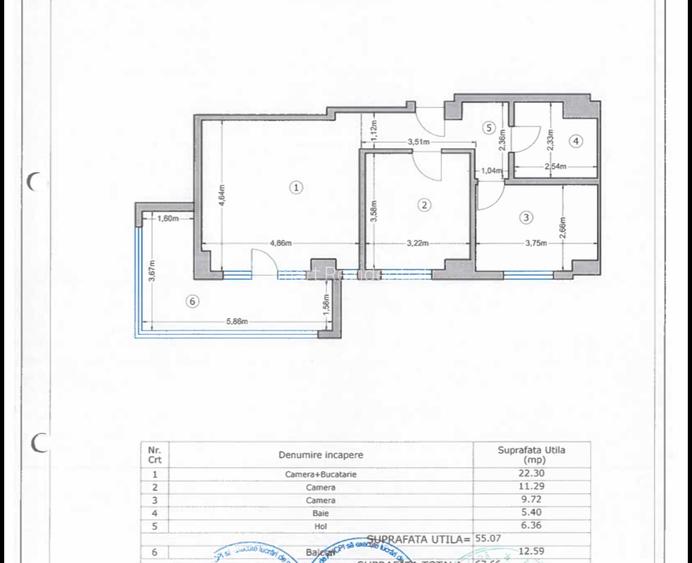 Apartament 3 camere/ Mobilat/ Militari Residence/ Sergent Ilie Petre