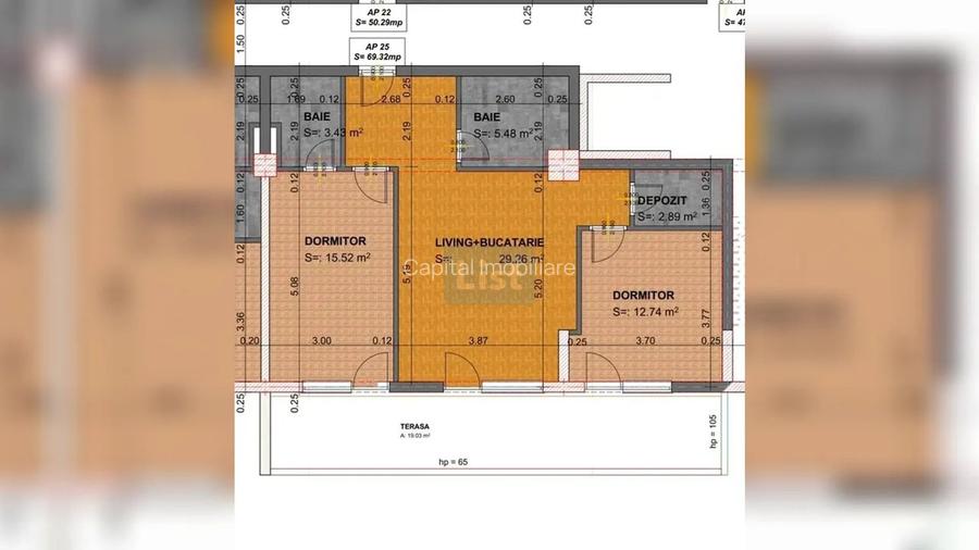 0% Comision | Apartament cu 3 camere, terasa si boxa | Intre Lacuri - 14