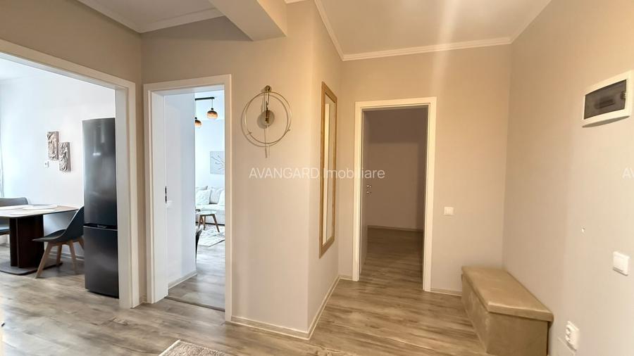 Apartament 2 camere, decomandat, parcare, balcon, mobilat și utilat–Florești - 7