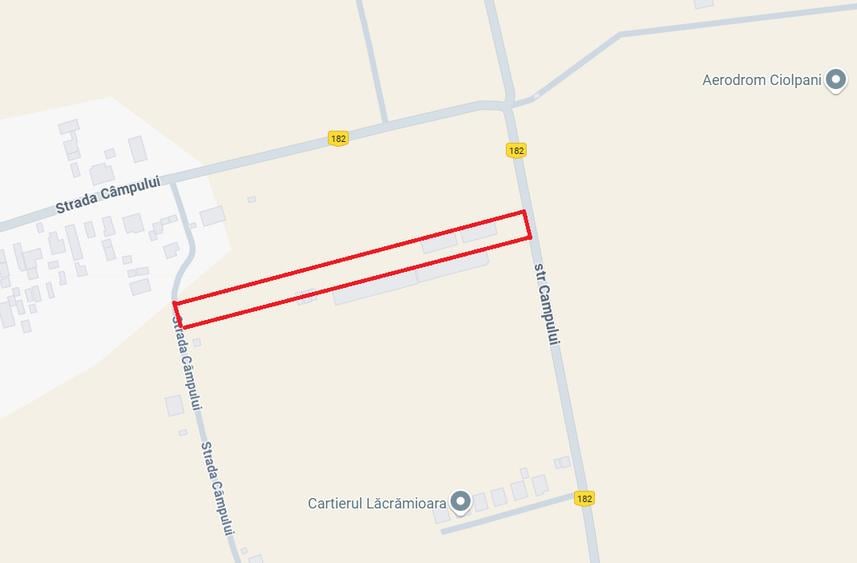 CIOLPANI, LOT 5.000 MP, HALE INDUSTRIALE!