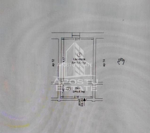 Garsoniera in bloc de apartamente, zona Lipovei - 10