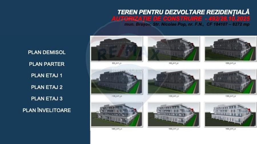 Teren dezvoltare rezidențială 8,272mp Brasov/AUTORIZATIE DE CONSTRUIRE - 10