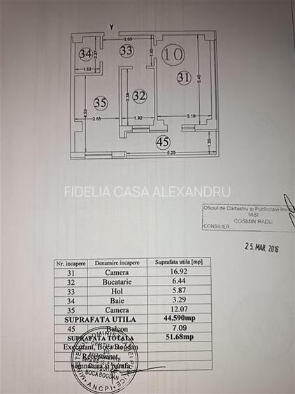 Apartament decomandat cu 2 camere de vanzare in capăt Cug-Ideal Residence - 14