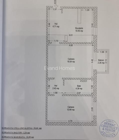 Investitie ideala-Apartament cu 2 camere-bloc izolat termic-zona Lipovei - 7