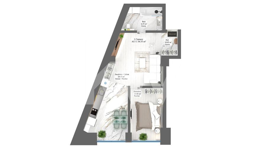 Carpathia Residence – Studio - 8