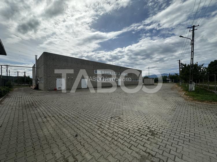 Hala industriala de inchiriat in Selimbar acces tir curte privata - 2