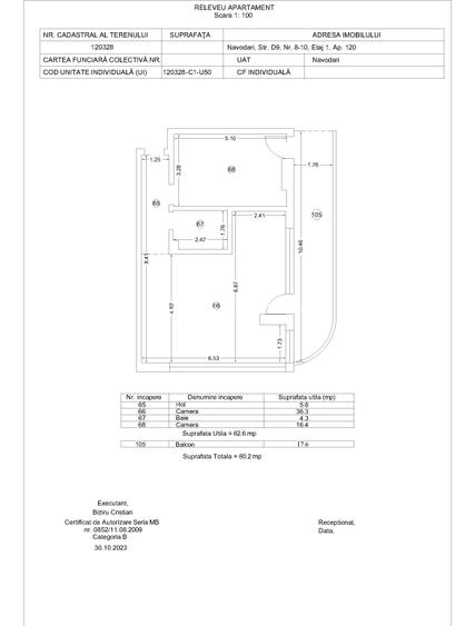 Apartament nr 720 - 2 camere - Building Stefan Promenada 1 - 1