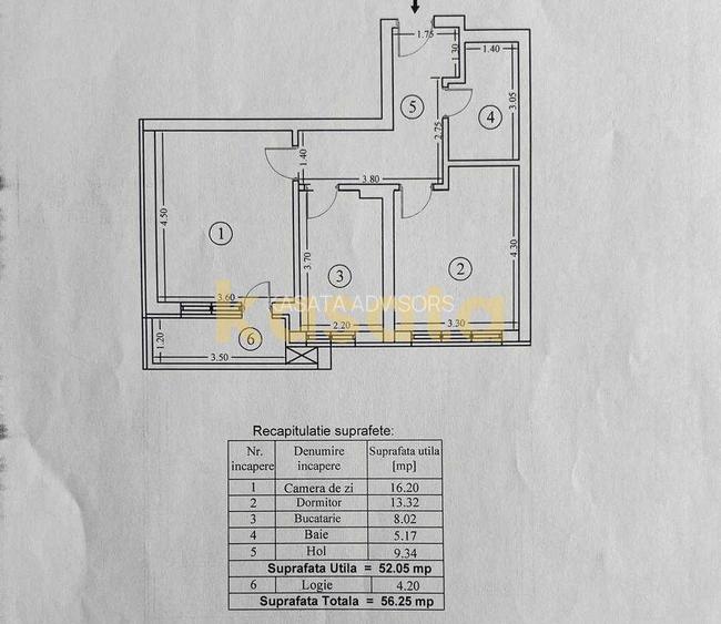 2 Camere 🏢 | 2015 🆕 | Etaj intermediar ⬆️ | Centrala proprie 🔥 - 1