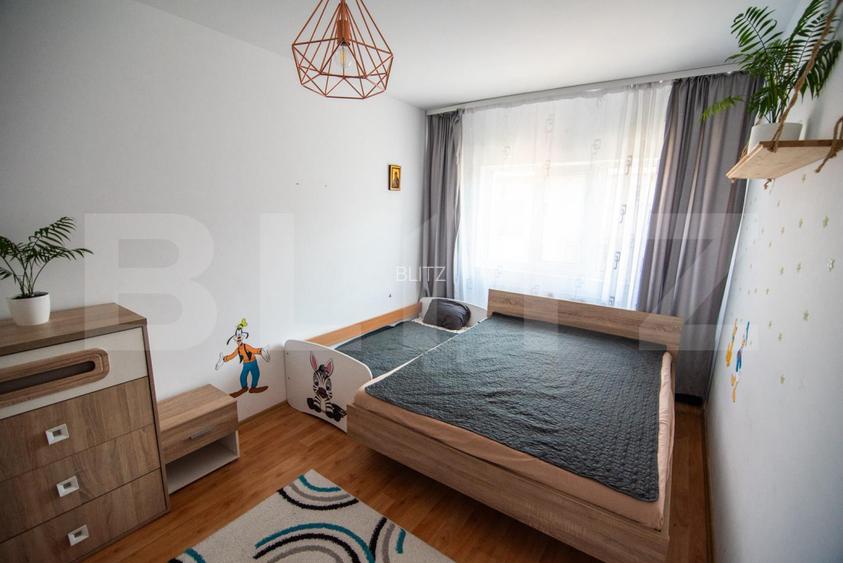 Apartament semidecomandat, 59 mp, etajul 1, balcon inchis, zona Cetatii - 4