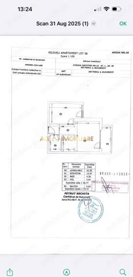 2 Camere | Unirii | Metrou | Centrala Proprie  | Bloc Nou - 14