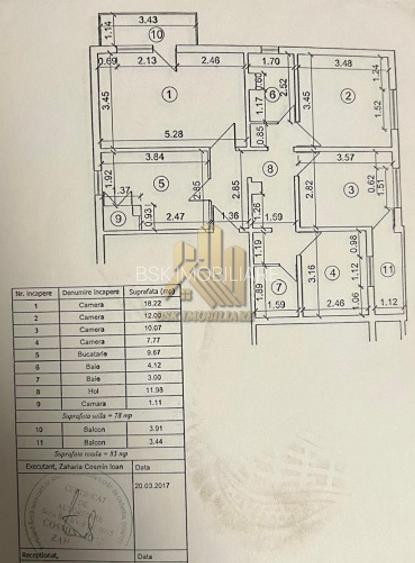 Apartament-4 Camere-Decomandat-78mp-Balcon-Parcare-Bartolomeu-Brasov - 16