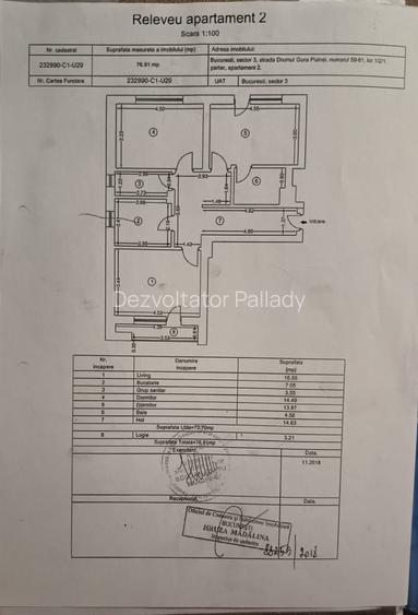 Apartament 3 camere cu gradina de 40mp - 15