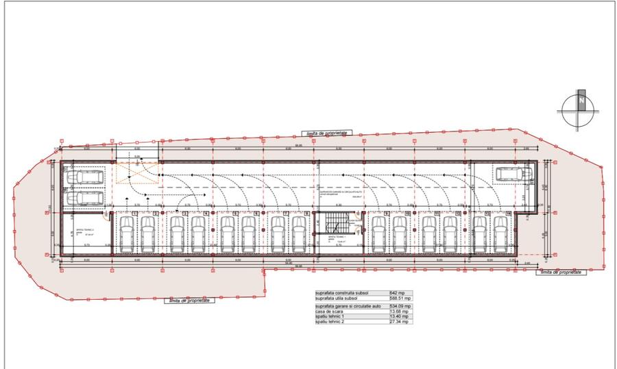 Teren 1166mp, proiect Clinica si Birouri, Gruia  - 6