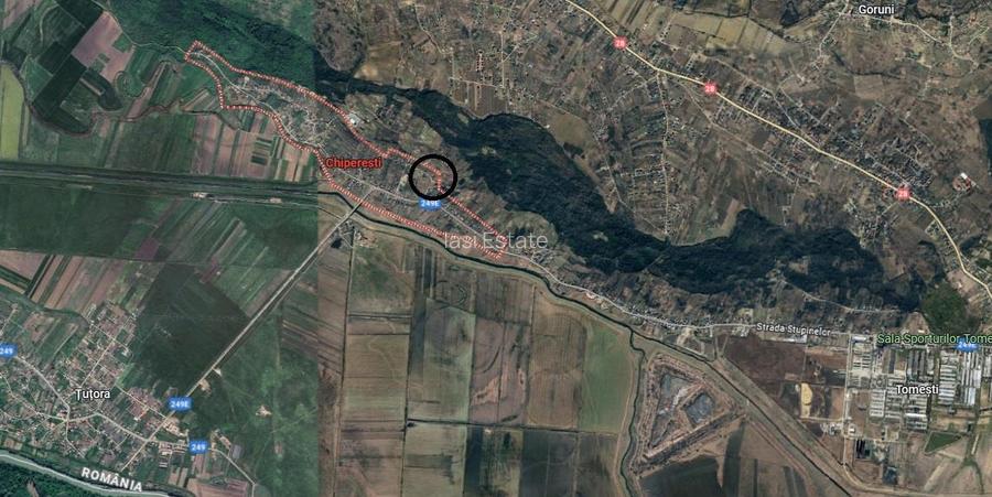 Chiperesti  Tomesti  Vila P+E SU=236mp 5 dormitoare living doua bai garaj TEREN - 15