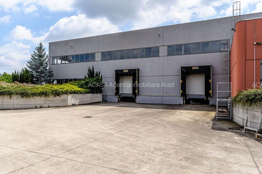 Hală de producție și depozitare cu birouri în Arad - 14