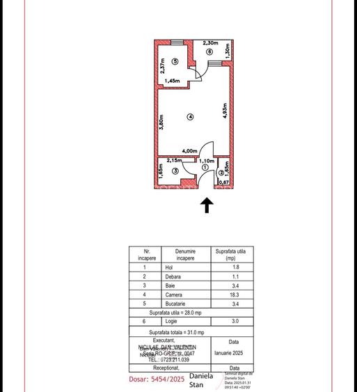 Garsoniera  Drumul Taberei Ghencea/Bulevardul 1 mai - 6