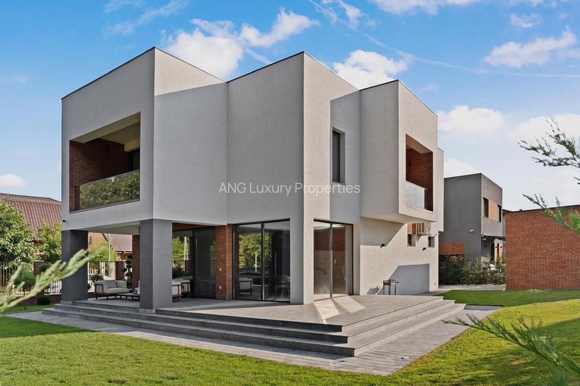 Vilă cu Design Industrial în Corbeanca, Lângă Liziera Pădurii - 3